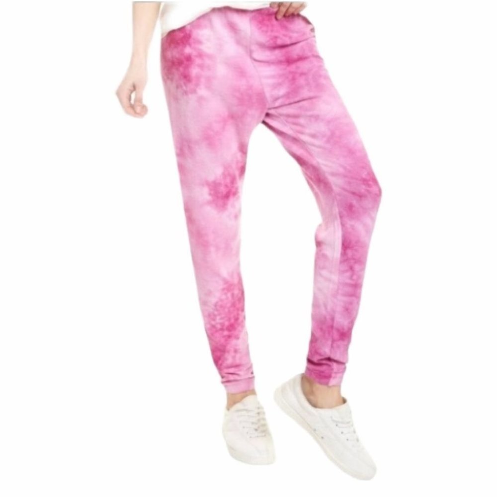Wildfox Love Potion Pink Tie Dye Soft  Joggers sz M
